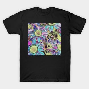 TrippIng Daisys  Neon Flowers T-Shirt